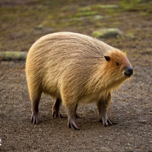 Prompt: capybara woman, EOS-1D, f/1.4, ISO 200, 1/160s, 8K, RAW, unedited, symmetrical balance, in-frame