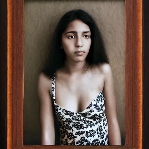 Prompt: photo of young woman by vanessa rivera