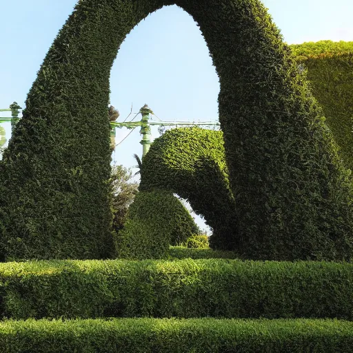 Image similar to Topiary of Batman