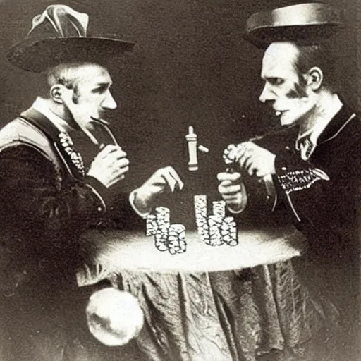 Prompt: “dogs playing poker and smoking, 1900’s photo”