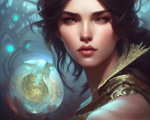 Image similar to photography of teresa ramos, deep focus, d & d, fantasy, intricate, elegant, highly detailed, digital painting, artstation, concept art, matte, sharp focus, illustration, hearthstone, art by artgerm and greg rutkowski and alphonse mucha