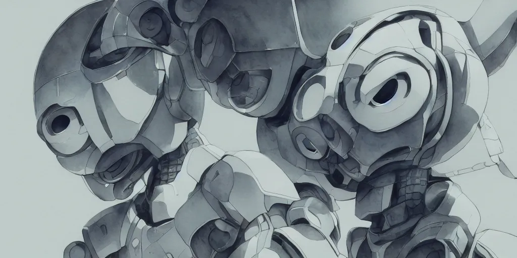 Image similar to a broken robot itself, anime, pencil lines, light watercolour painting, pale sky, beautiful artwork, anime screenshot, tokyo