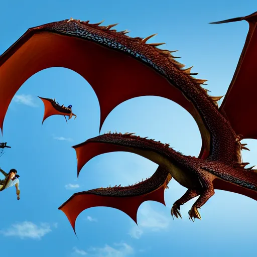 Image similar to photo of dragons flying over people, realistic, dslr, 8 k