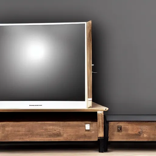 Image similar to a triangle television set, photography,
