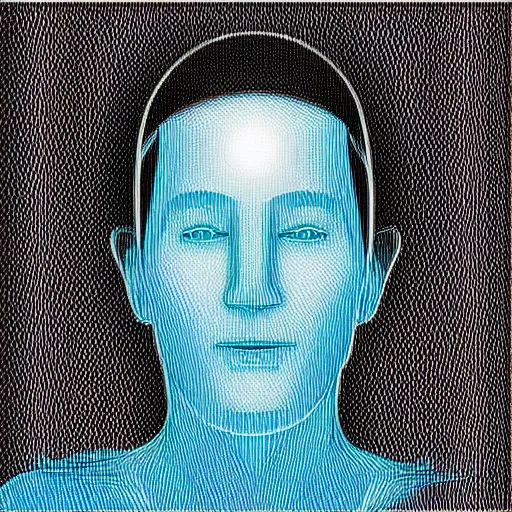 Image similar to self portrait of the stable diffusion ai