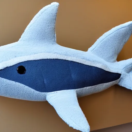 Image similar to ikea shark plush