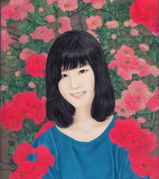 Image similar to yoneyama mai's paintings