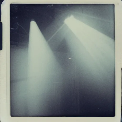 Prompt: sunbeams dust powder polaroid