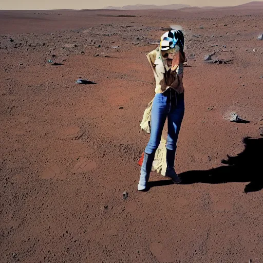 Prompt: Taylor Swift on Mars