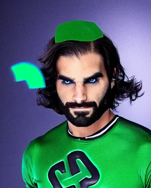 Prompt: Photo of Seth Rollins as The Riddler