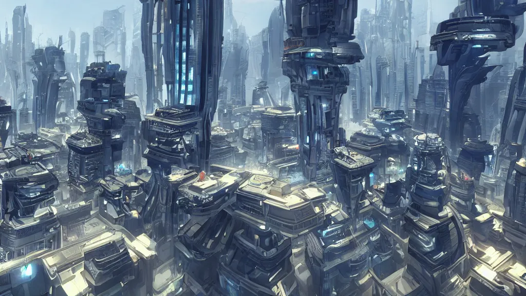 Prompt: A futuristic city. Unity Engine.