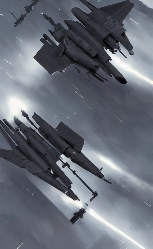 first person view of the radar intercept officer of a Stable