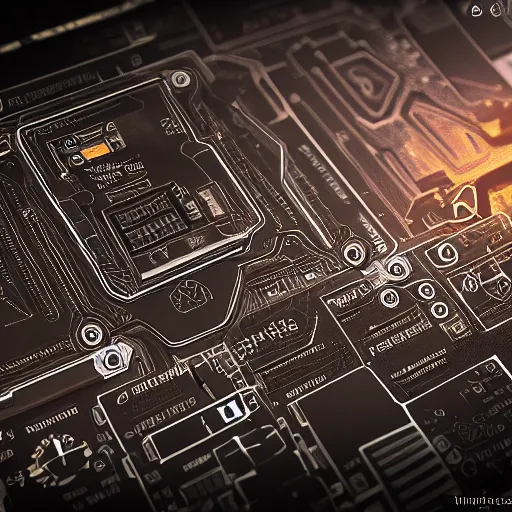 Image similar to user interface of power module, masterpiece, trending on artstation, intricate detail