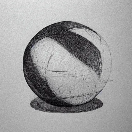 Prompt: “ball, Anamorphic Drawing”