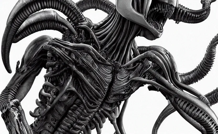 Prompt: Xenomorph as doctor,