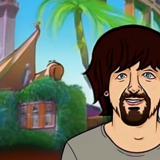 Image similar to shaggy as a realistic person