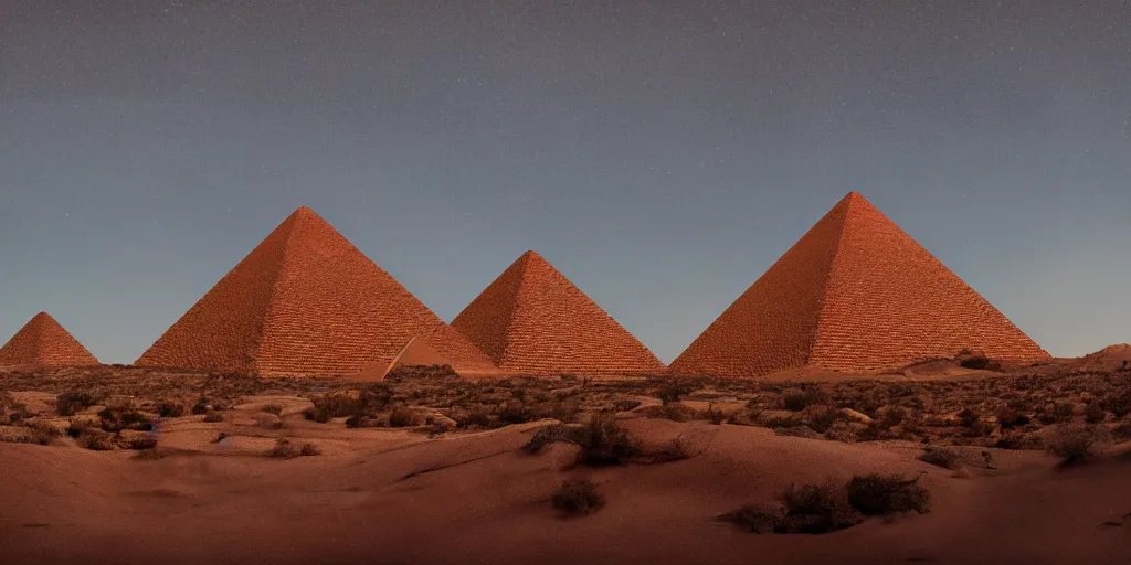 Image similar to a city in the desert with a pyramid in center, ziggurat, fantasy art,hyper realistic, dramatic lighting, cinematic, 35mm lens, 8k,