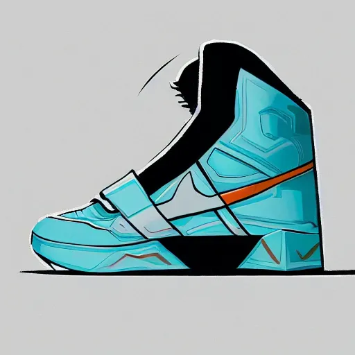 Image similar to basketball sneaker concept art, pop - art, sharp focus, illustration, concept art by tooth wu