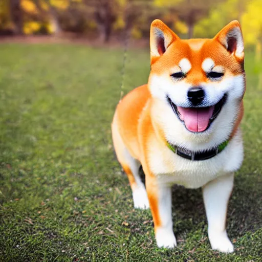 Prompt: A Shiba Inu dog dressed as a business man, realistic, 4k