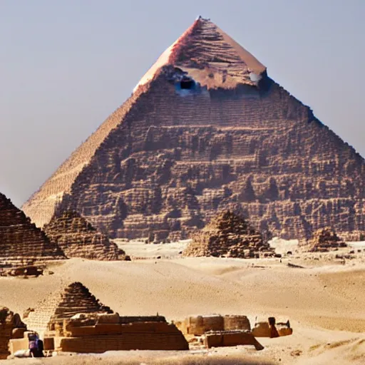Prompt: pyramids of egypt