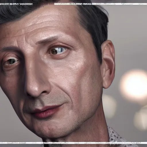 Image similar to wide shot, intricate hyper detailed ultra sharp, plum, plum shaped as face of jeff goldblum, material is!!! plum!!!, sharp focus, global illumination, oil painting, museum, masterpiece, vermeer, radiant light, alexandre ferra, irakli nadar, octane render, unreal engine, 4 k, ultra hd,