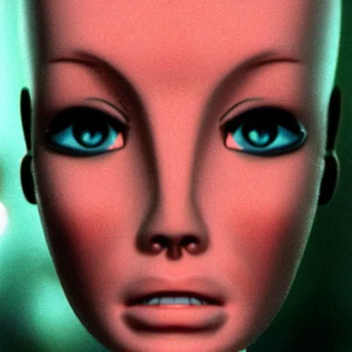 Image similar to real life barbie screaming face, alien 3