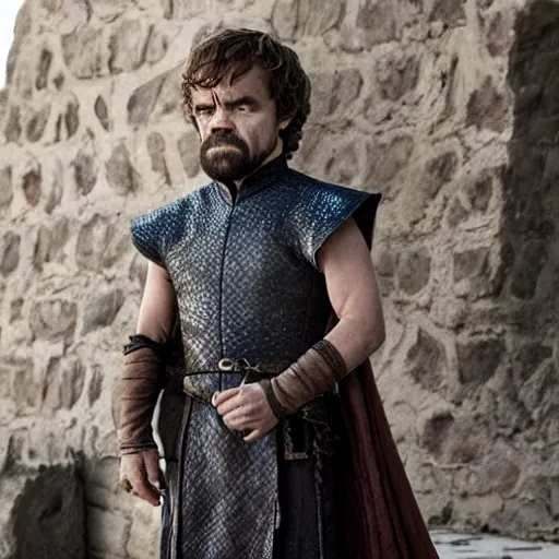 Prompt: peter dinklage as daenerys targaryen