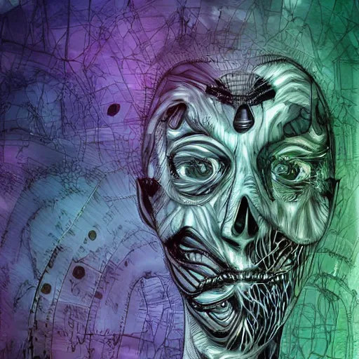 Image similar to nightmare about getting your test results back and they're horrible, dreams, nightmares, digital art, astonishing detail