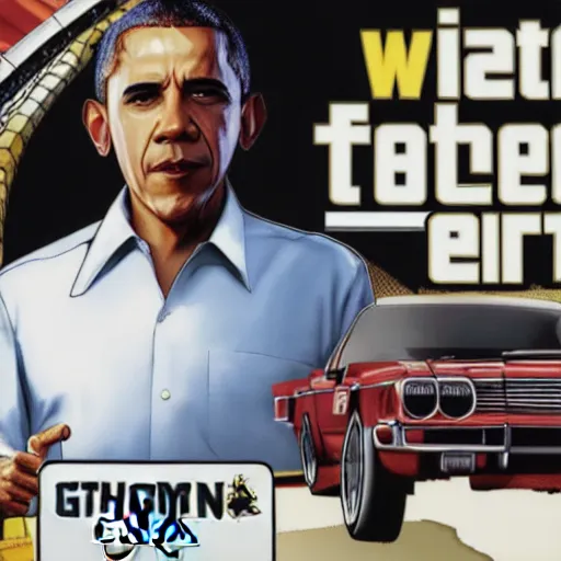 Image similar to Obama on the GTA V loading screen