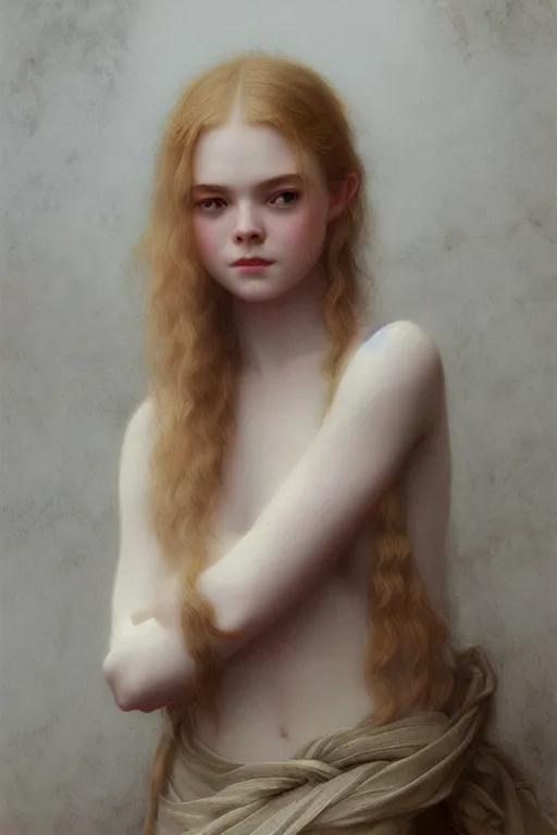 Prompt: elle fanning elle fanning elle fanning traditional corsican intricate highly detailed artstation illustration jurgens rutkowski bouguereau