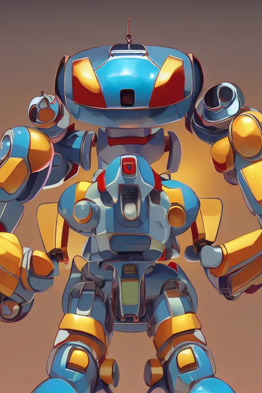 Image similar to metabots medabots medarotto medarot robot minimalist comics, behance hd by jesper ejsing, by rhads, makoto shinkai and lois van baarle, ilya kuvshinov, rossdraws global illumination ray tracing hdr radiating a glowing aura