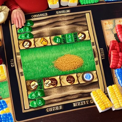 Image similar to black robber stealing corn in catan