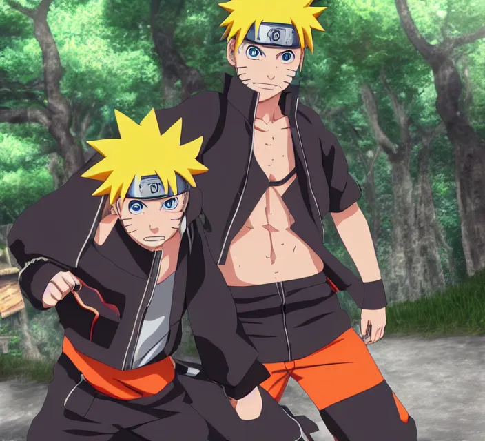 Prompt: naruto, anime, 8 k resolution, realistic