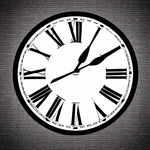 Image similar to vector drawing clock