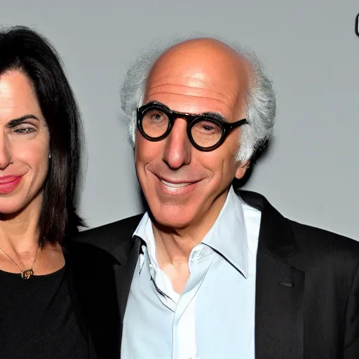 Prompt: larry david jerry seinfeld siameses