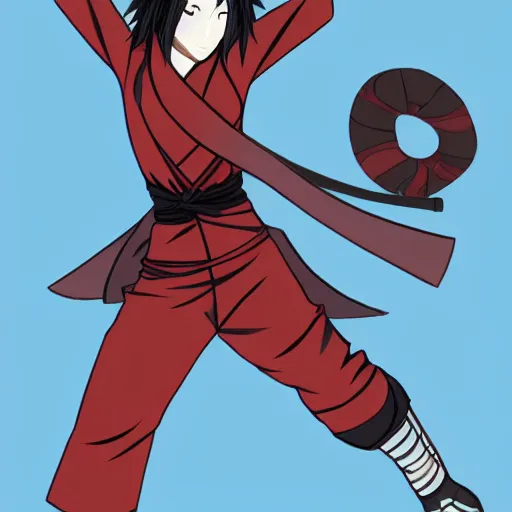 Image similar to kunoichi in the style of yaegashi nan