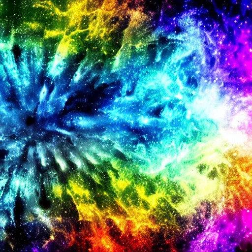 Image similar to image of the big bang core highly detailed 4k abstract 47 layers