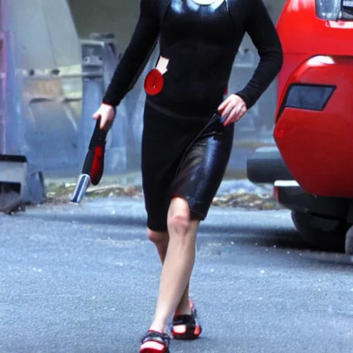 Prompt: natalie portman cosplaying as Thor