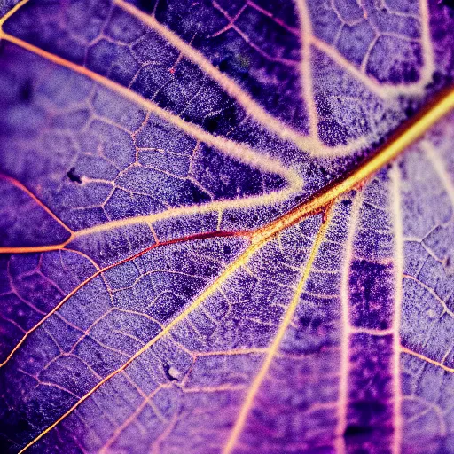 Image similar to closeup photo of one purple leaf flying above a city, aerial view, shallow depth of field, cinematic, 8 0 mm, f 1. 8