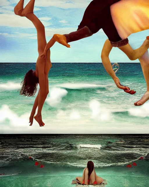 Image similar to spring break regrets hyperrealistic neo-romanticism, surrealism, rule of thirds