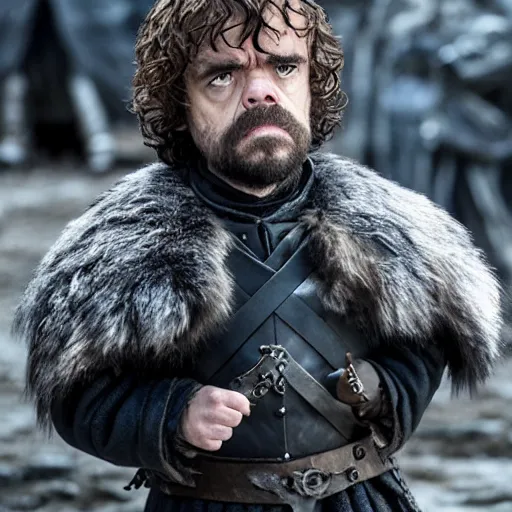 Image similar to peter dinklage as jon snow in game of thrones