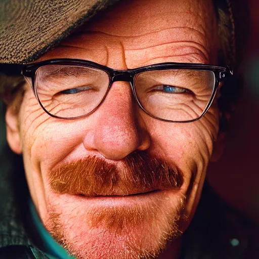 Image similar to closeup portrait of happy bryan cranston mouth filled with cranberies, submerged in cranberries, food photography, natural light, sharp, detailed face, magazine, press, photo, steve mccurry, david lazar, canon, nikon, focus