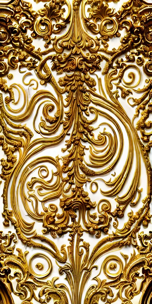 Image similar to the source of future growth dramatic, elaborate emotive Golden Baroque and Rococo styles to emphasise beauty as a transcendental, seamless pattern, symmetrical, large motifs, rainbow syrup splashing and flowing, Palace of Versailles, 8k image, supersharp, spirals and swirls in rococo style, medallions, white smoke, Gold silver black and rainbow colors, perfect symmetry, High Definition, photorealistic, masterpiece, 3D, no blur, sharp focus, photorealistic, insanely detailed and intricate, cinematic lighting, Octane render, epic scene, 8K