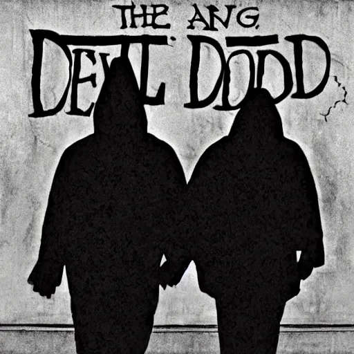 Prompt: the devil and god are raging inside me album cover