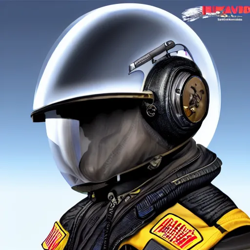 Image similar to a buzzard wearing an f - 1 6 fighter pilot helmet, vector art, digital illustration, hyper realistic, hyper detailed, 4 k, unreal engine, octane render