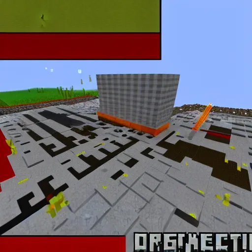 Image similar to 9 / 1 1 attacks in minecraft