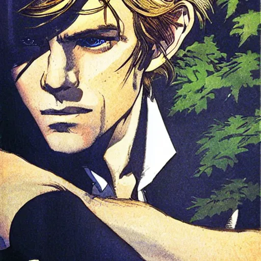 Image similar to a portrait of link in a scenic environment by chaykin, howard.