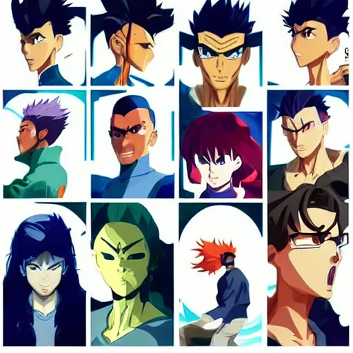 Image similar to face icon stylized minimalist yu yu hakusho, loftis, cory behance hd by jesper ejsing, by rhads, makoto shinkai and lois van baarle, ilya kuvshinov, rossdraws global illumination