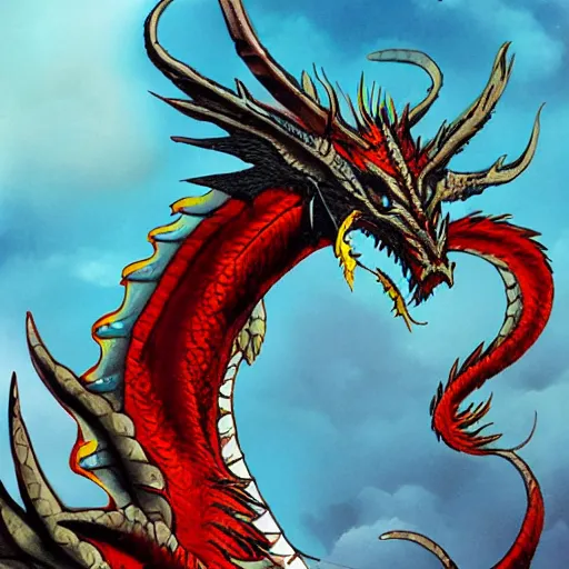 Image similar to dragon