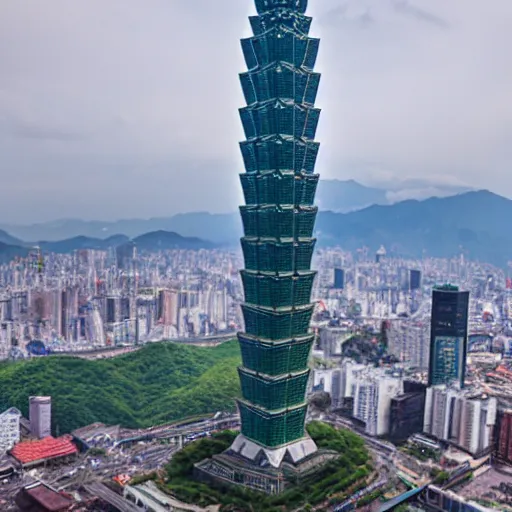 Image similar to Taipei 101 fighting with the Latinoamericana tower